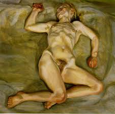 Naked girl asleep, II