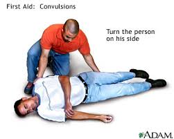 Convulsions  - first aid -