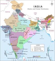 India Political Map - via Daymix