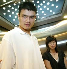 Image Chinese NBA star <b>Yao Ming</b> and his <b>...</b> Picture