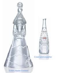 water bottles from Evian - via Daymix