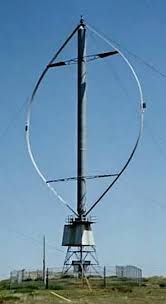 30 m Darrieus wind turbine in the