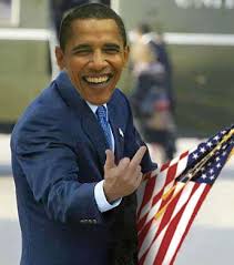 Obama Middle Finger Image