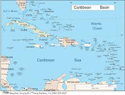 Detailed Map of the Caribbean - via Daymix