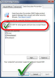 Enable Data Execution - via Daymix