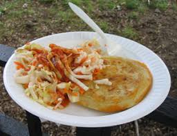      veritable caravan of  Latin food      