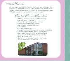       Care    Adult   Subacute  Care  