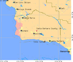 Santa Barbara County, CA map - via Daymix
