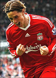 Image striker <b>Fernando Torres</b>. Picture