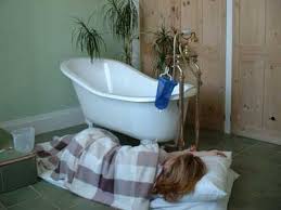 Comfortable Bathroom Enema by