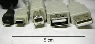 mini USB B type male B type