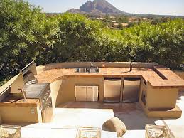And an outdoor kitchen island