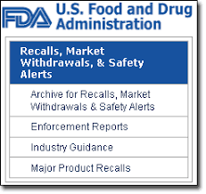 FDA's recall e-mail list, - via Daymix
