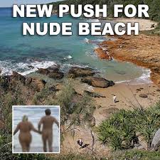       clothing optional beach   made    