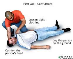  Convulsions  - first aid -