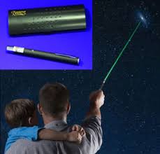 The green laser pointers were