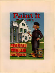      labels of  Dutch Boy paint   cans 