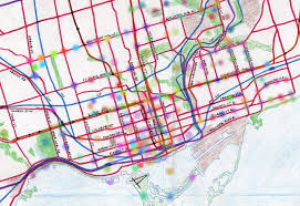 Map of Toronto. - via Daymix