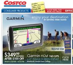 Costco is offering the Garmin Nuvi