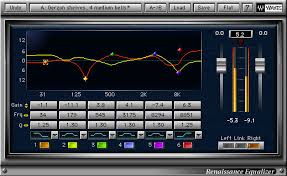 Waves Renaissance Equalizer Screen    