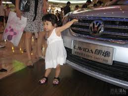 Very cute girl on car show (5