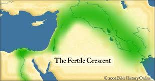 Map of the Ancient  Fertile Crescent  