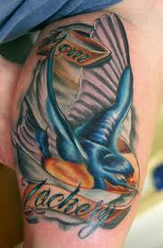 Swallow/ Sparrow Tattoo