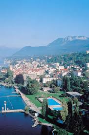 Aerial view of Evian - via Daymix