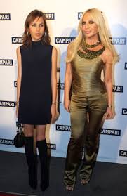   Allegra   and Donatella Versace last    