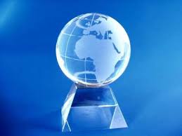 Here x26s an etched glass  globe  