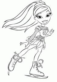 Free coloring pages of Bratz