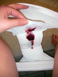 menstruating every month,