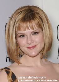 Sara Rue with bob hairstyle