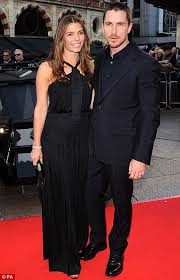 Christian Bale and wife Sibi - via Daymix