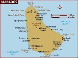 Map of Barbados - via Daymix