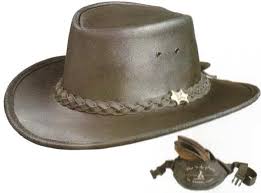 Leather Hat - Hat'n Pouch - via Daymix