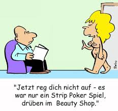 Cartoon: beauty shop nackt