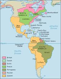 the Americas around 1763. - via Daymix