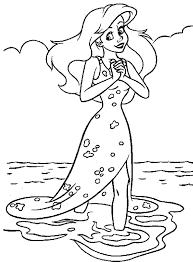 Mermaid Coloring Pages 4