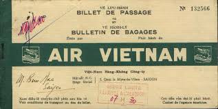 Air Vietnam Ticket Cover