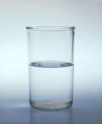 Half full half  empty   