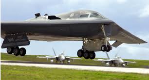   Two B   2s and 100 support airmen are    