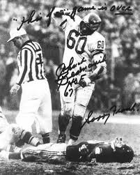  knocks NY giants Frank Gifford 