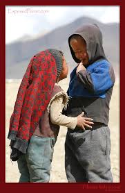   Tibetan   kids in love