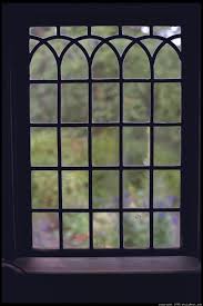 Garden through  window   in Skansen in    