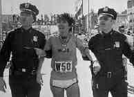 Rosie Ruiz is supported by police 