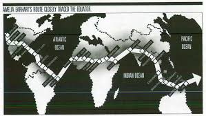Amerlia Earhart's route - via Daymix