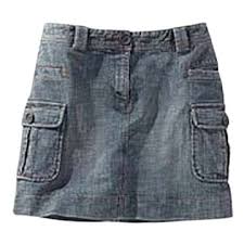 Ladies Denim  Skirt  