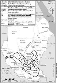 MAP B OIL CONCESSIONS IN CENTRAL