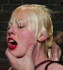 very wet woman